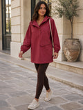 Anissa Technical Cotton Hooded Anorak by ADORA PARIS