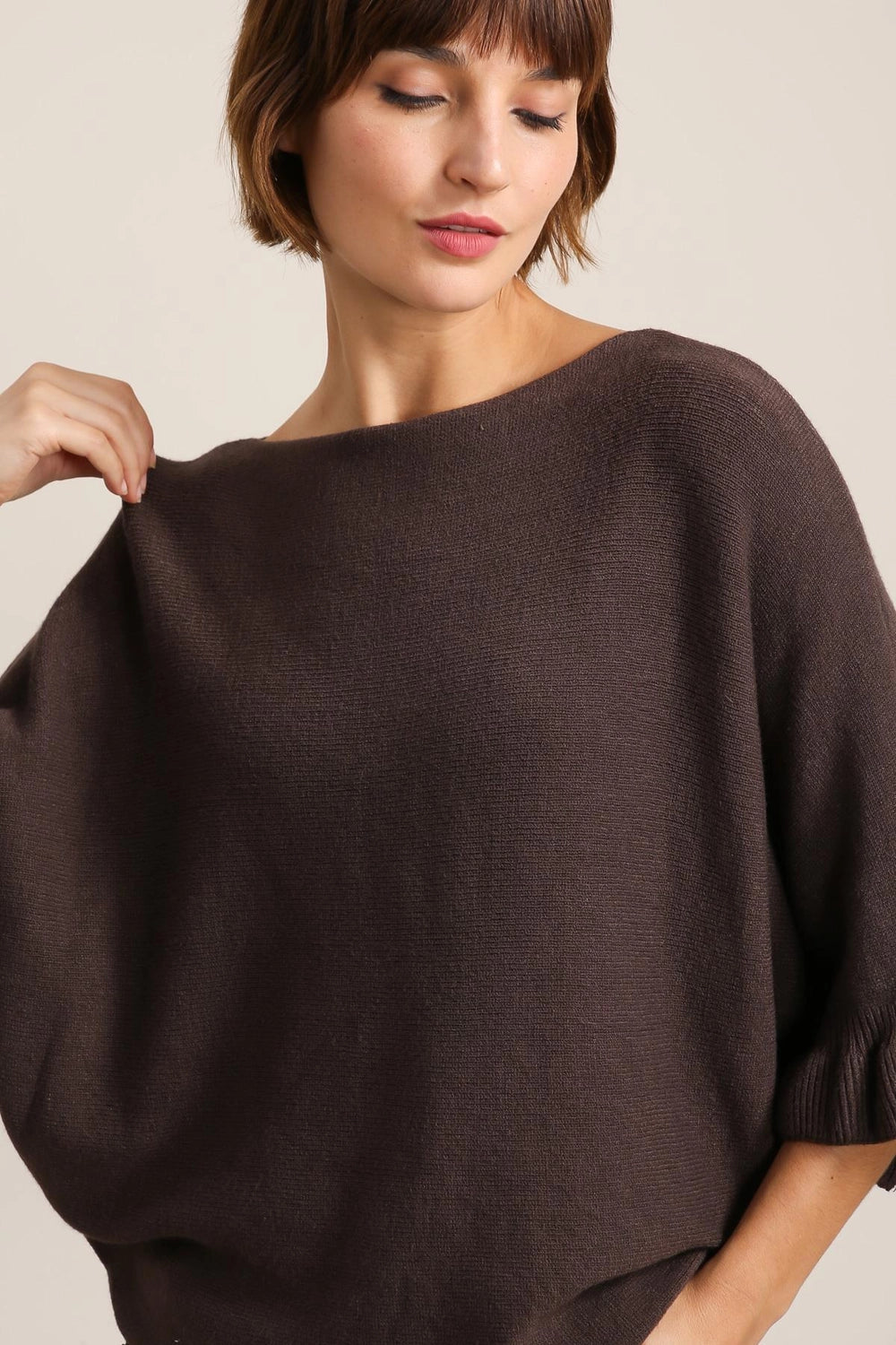 Claire Cashmere-Blend Batwing Sweater by ADORA PARIS