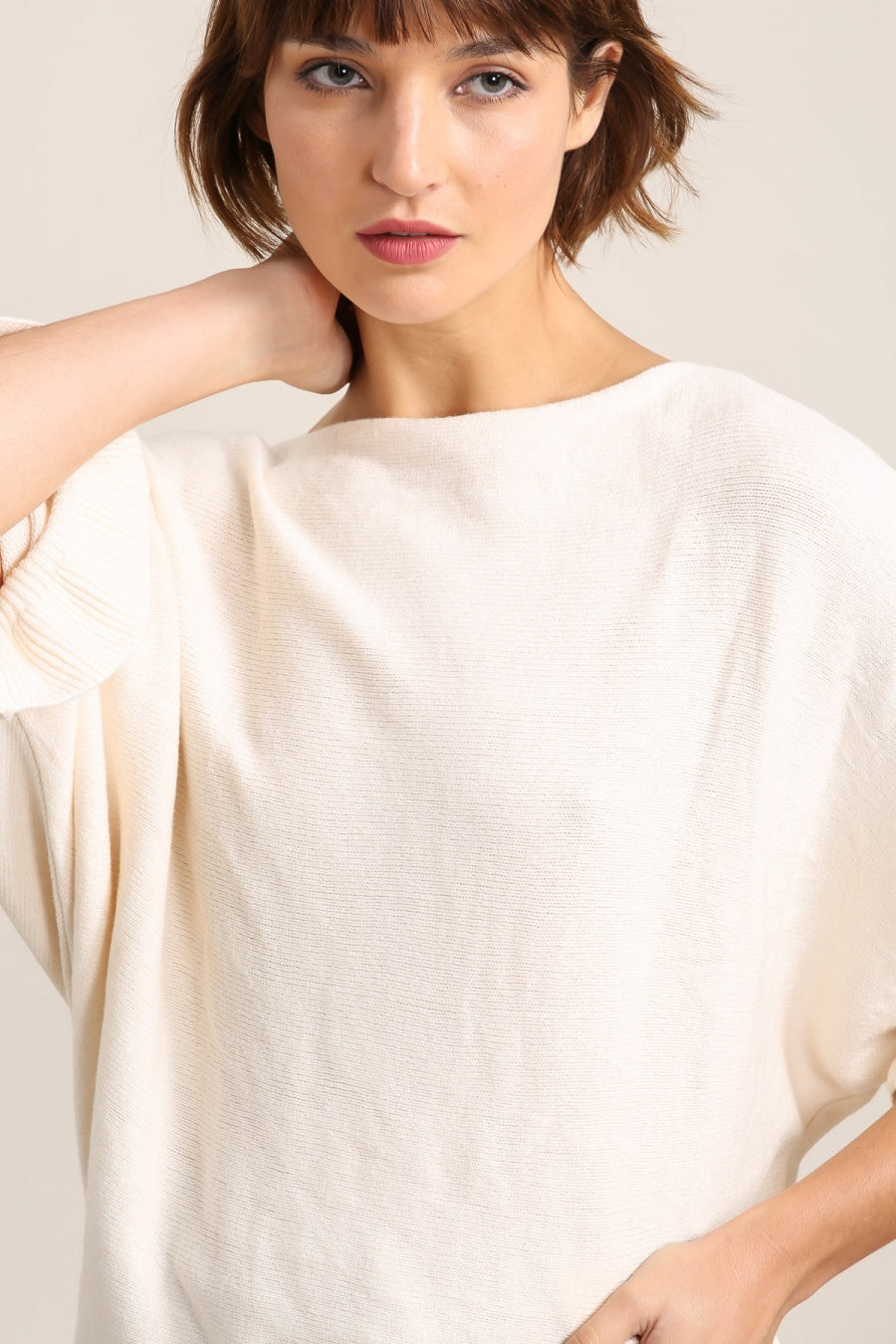 Claire Cashmere-Blend Batwing Sweater by ADORA PARIS