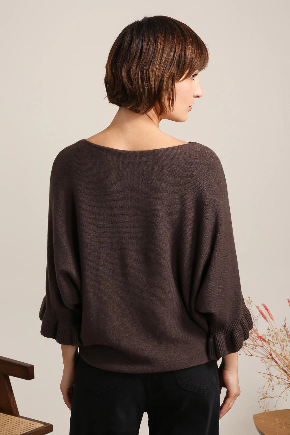 Claire Cashmere-Blend Batwing Sweater by ADORA PARIS